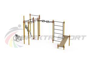Купить Спортивный комплекс для инвалидов-колясочников WRK-D17_76mm в Буинске 