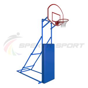 Купить Стойка стритбольная складная с фанерным щитом, кольцом, сеткой и защитой Street в Буинске 