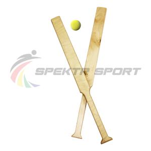 Купить Набор бита для лапты (две биты + один мяч) в чехле в Буинске 