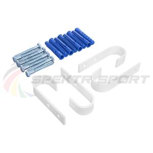 Купить Комплект настенного крепежа для турника 3 в 1 (2 в 1) крюки белые в Буинске 